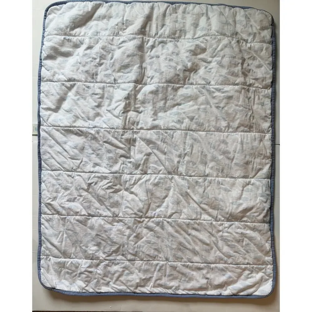 Cloud Island Target Sea Creatures Animal Fish Octopus Blue Baby Blanket Cotton
